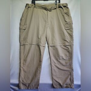 Cabelas Classic Fit Convertible‎ Lightweight Quick Dry Hiking Pants Size 48 X 30